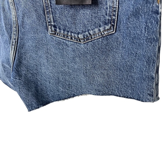 Hudson Cara Classic Short High Waist Jean Shorts Raw Hem Size 34 WR6026DJR - Picture 5 of 10